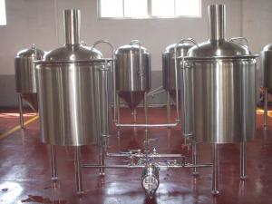 China Large Beer Brewing Equipment Stainless Steel Keg Barrel 5 Bbl Brewing System on sale