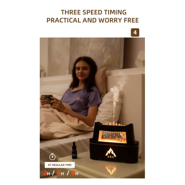 2023 Volcano Humidifier Ultrasonic Aroma Diffuser for Home Office Spa Online Sales