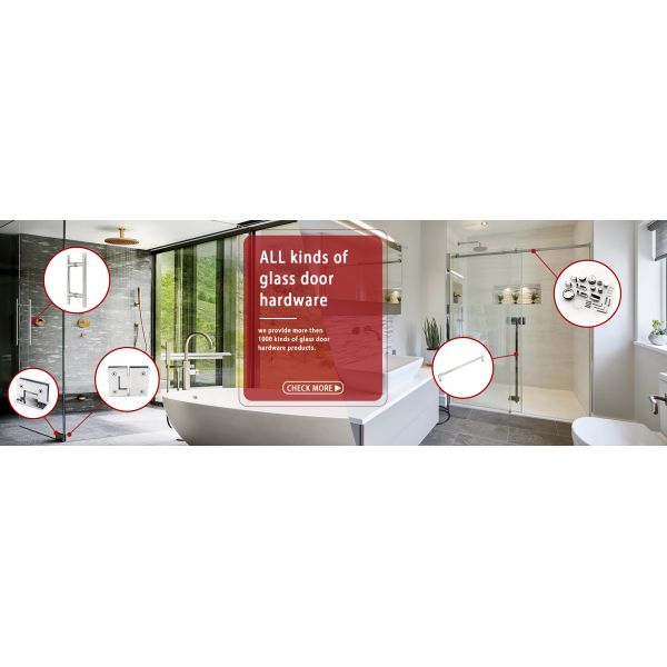 Door Hanging Sliding Door Kit Stainless Steel Shower Glass Sliding Door System