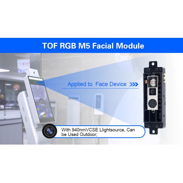 5MP USB2.0 RGB Face Recognition Module With 3D TOF Living Detection