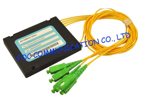 Buy Coarse Wavelength Division Multiplexer , High Speed 4 Channel Cwdm Module at wholesale prices