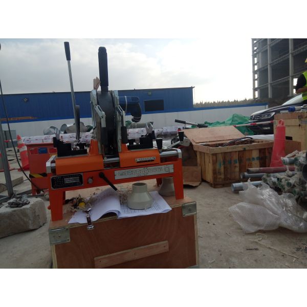 Drain Pipes Profession Butt Fusion Welding Machine For The Slope Tee