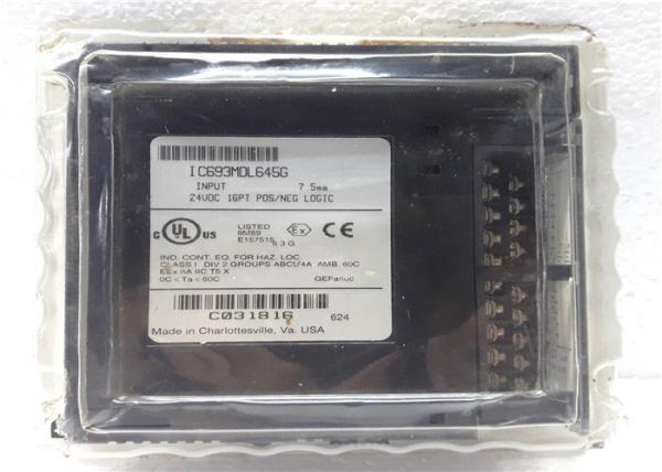 Buy 16 Point Control Interface Module IC693MDL645 24 Volt DC Positive / Negative Logic Input at wholesale prices