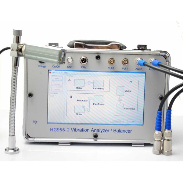 60 - 60000r / Min Non Destructive Testing Equipment For Bearing Fault Detection Vibration Analysis Meter