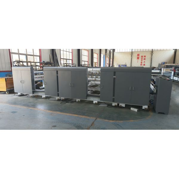 High Speed Fully Automatic Double Piece Gluing Machine Standard And Special Corrugated Carton