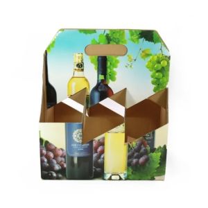 CCNB Oil Varnish Presentation Packaging Boxes For Wine Bottles