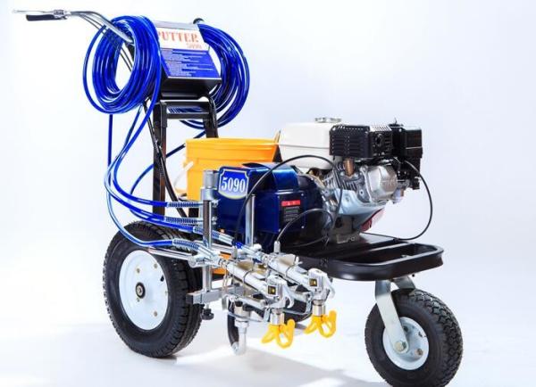 Buy Putian Airless Paint Road Line Marking Machine With Simple Guide Mark System at wholesale prices