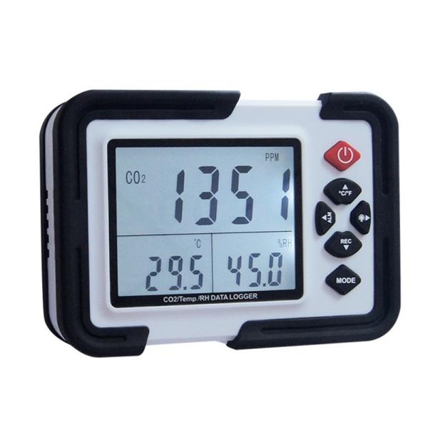 Portable Digital CO2 Meter CO2 Monitor Detector HT-2000 Gas Analyzer 9999ppm CO2