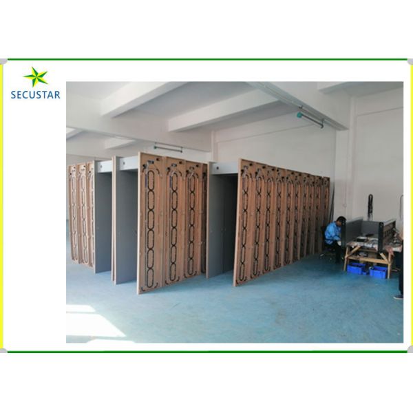 24 Zones Detection Walk Through Metal Detector Self Diagonal Auto Calibration