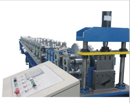 Buy PLC Control Gutter Forming Machine Hydraulic Cutting For Rainwater Round Gutter at wholesale prices