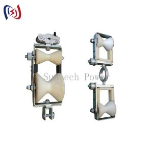 China Double Sheave Block For Changing Line Suitable For Exchanging Overhead Grounding Wire With OPGW Operation on sale