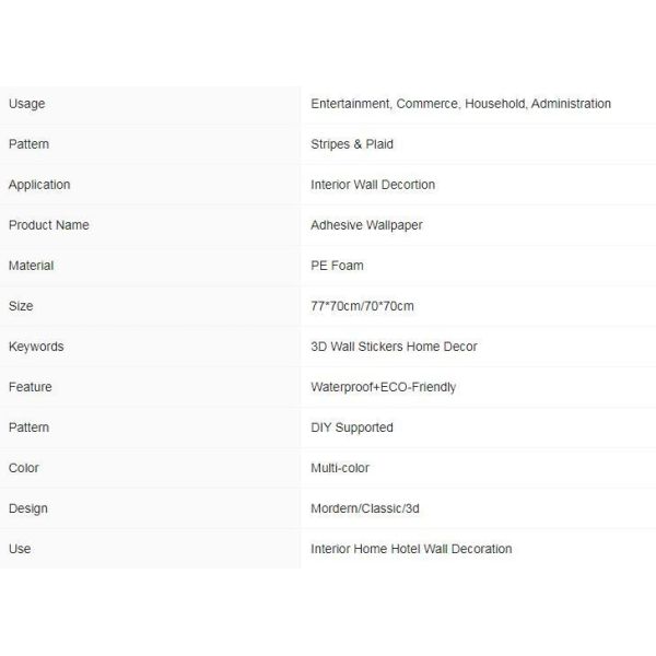 Entertainment 3D Wallpaste with Colorful Patterns Waterproof and Radiation Resistance