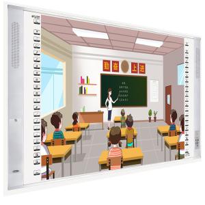 Quality Multifunctional All In One Infrared Interactive Whiteboard With Central Control Microphone Audio for sale