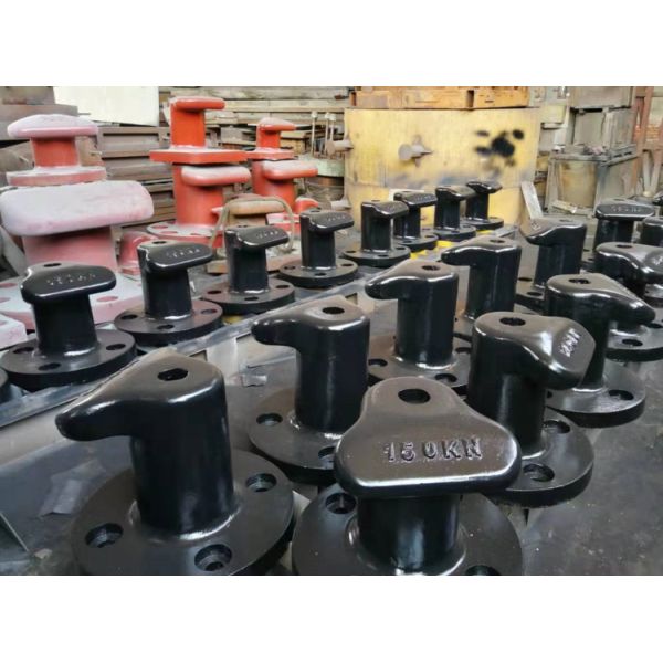 Corrosion Resistant Port Bollards Ship Mooring Facilities High Performance