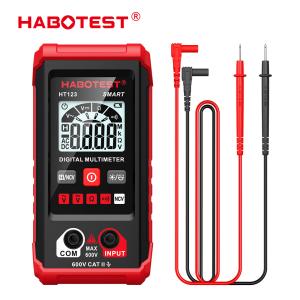 China HT123 Smart Digital Multimeter AC/DC Voltage Resistance Continuity Measurement Tester NCV Multimeter With Backlight on sale
