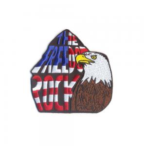 Quality Custom Iron On Patches Embroidery American Eagle Logo Clothes Hats Patch for sale
