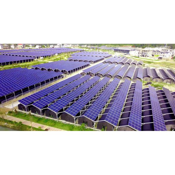 1.4KN/M2 Max Snow Load Greenhouse PV Panel Mounting Systems