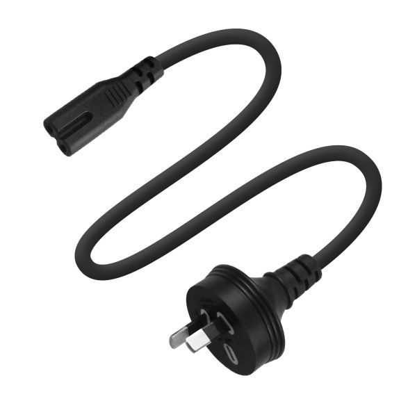 AU 2Pin to IEC C7 Power Cord H03VV-F 0.75mm2 Copper