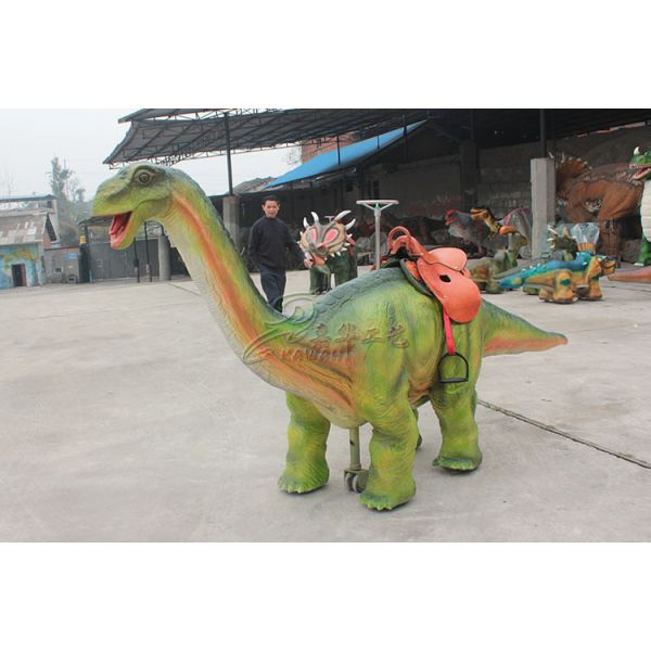 Electric Walking Dinosaur Rides Coin Operated For City Plaza CE ISO Approval