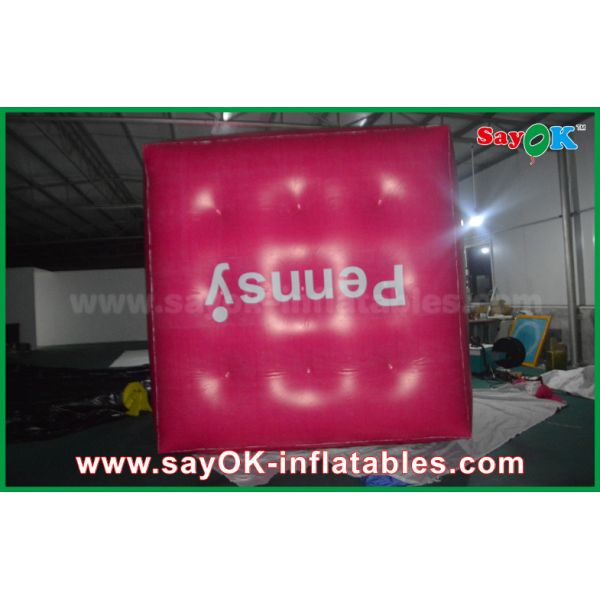 Giant Pinky Inflatable Helium Cube Inflatable Balloon for Promoting