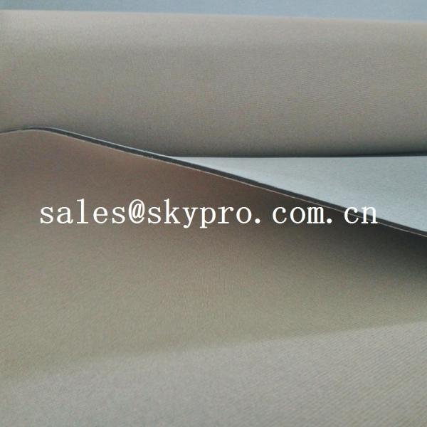 Customized anti-shock neoprene foam sheet two sided coated polyester jersey nylon fabric