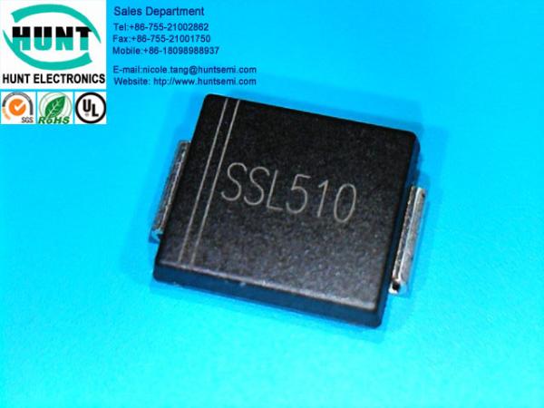 Export Low VF Schottky Diode SSL510C SMC 5A 100V For Use in Low Voltage, High