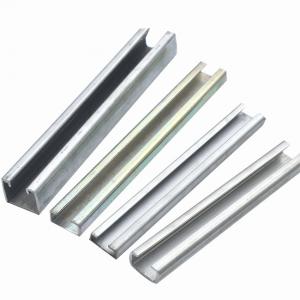 Quality Metal Framing 41mm Galvanized Metal Strut Channel For Electrical Mechanical Support Systems for sale
