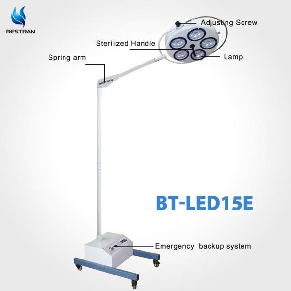 Custom Shadowless Surgical Light , Mobile Operating Theatre Light Emergency Time