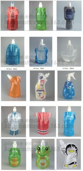 Customized logo folding sports water bottle/water bag/foldable bag for travel,Collapsible Water Bottle/Folding Water bag