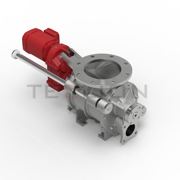 DN100-DN350 Port Size Pneumatic Blow-Through Airlock Feeder for Smooth Material Flow