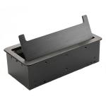 Multi - Function Manual Desktop Flip Data Junction Box / Power Data Integrated