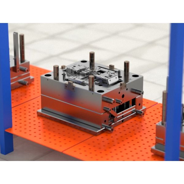 OEM / ODM : Single Cavity Injection Mold & Transparent LH Bracket (1*1) No.23399-B