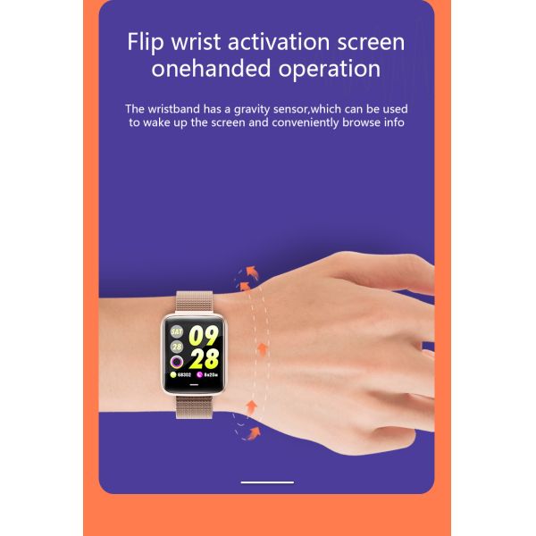 Odm Oem Smart Watch HL19 Android Health Fitness Sport BT5.0 Nfc Ic Id RFID 13.56MHz Strap