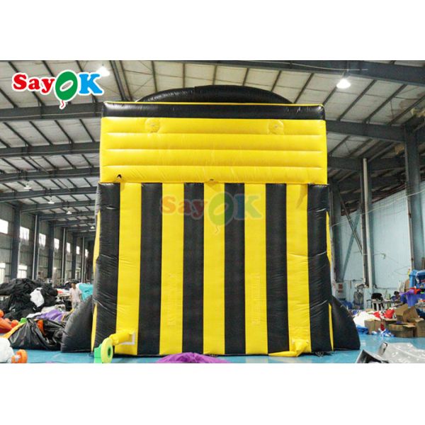 Inflatable Dry Slide Commercial Wave Ropeway Games Inflatable Zip Line Slide Combos Logo Printing