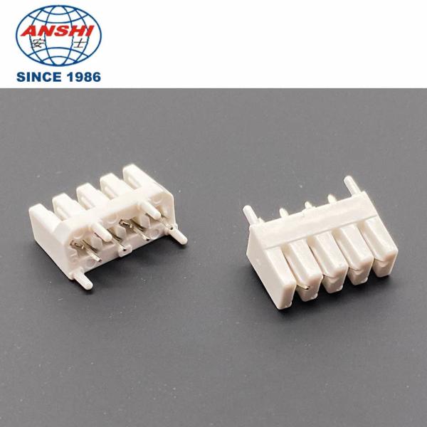 Buy Krone Type 45degree PCB IDC Terminal Block Connector 4 Pin Pitch 3.81mm at wholesale prices