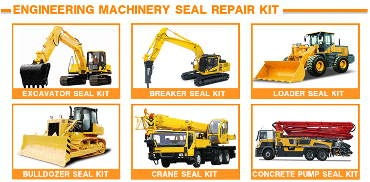 NFK Brand High Quality HM1350V U641Seals Ring Hydraulic Hammer Rock Breaker Seal Kit For Hummer HM1350V Breakers