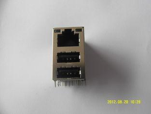 Buy Right Angle Dip Modular Jack 8P8C Rj45 With Transformer Surface Mount at wholesale prices