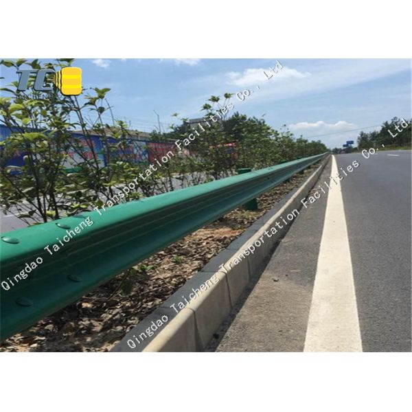 Corrugated Steel Roller Crash Barrier System For Roadside Guardrail