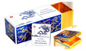 China Luxury Custom Cardboard Cigarette Boxes , Eco Friendly Cigarette Case Box on sale