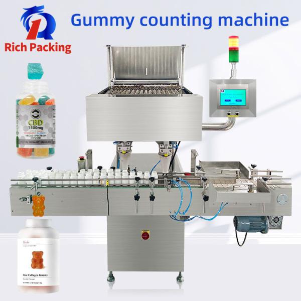 Buy Electronic Gummy Candy Tablet Bottling Counting Machine Counter Fully Automatic at wholesale prices