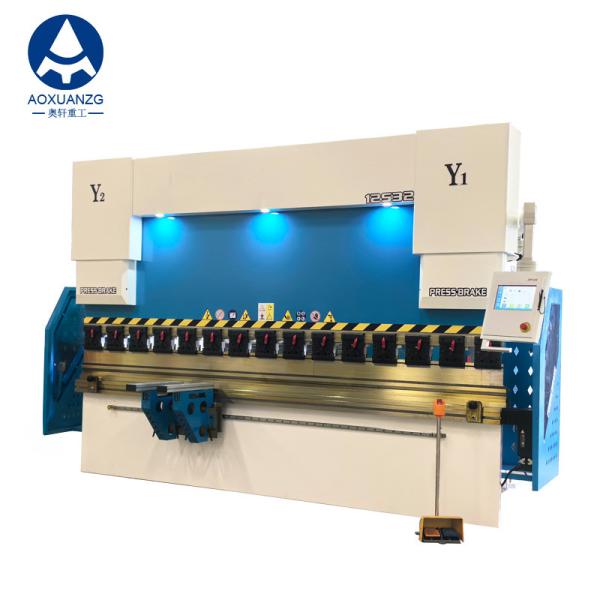 Buy WC67K Press Brake For Metal Sheet Folding CNC Press Bending Machine 1250Tons 3200mm CNC TP10S With AMADA Clamp at wholesale prices