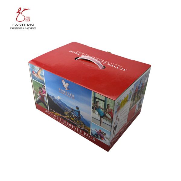CMYK Corrugated Cardboard Shipping Boxes Recyclable Paper Packaging Box
