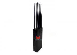 Quality High Gain 6 Channel Mobile Phone Signal Jammer , 3G2100 WiFi Cell Phone Reception Blocker for sale