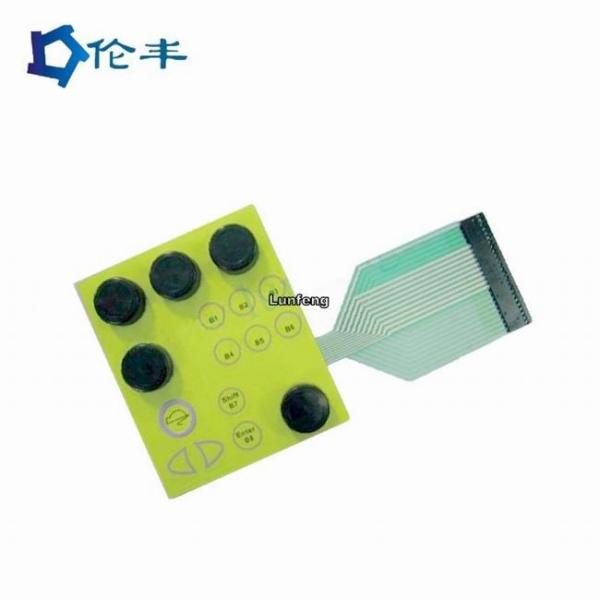 Buy PCB Silicone Rubber Keypad Custom 3M468 Matte Surface Memrbane Keypad at wholesale prices
