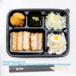 5 Compartment Meal Prep Containers With Lids - Food Bento Boxes Stackable