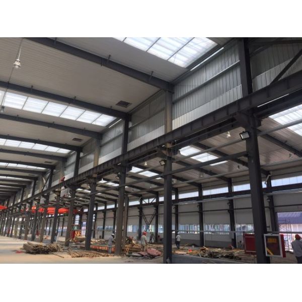 Pre Engineered Light Steel Structure Rubber Construction Factory Building Workshop