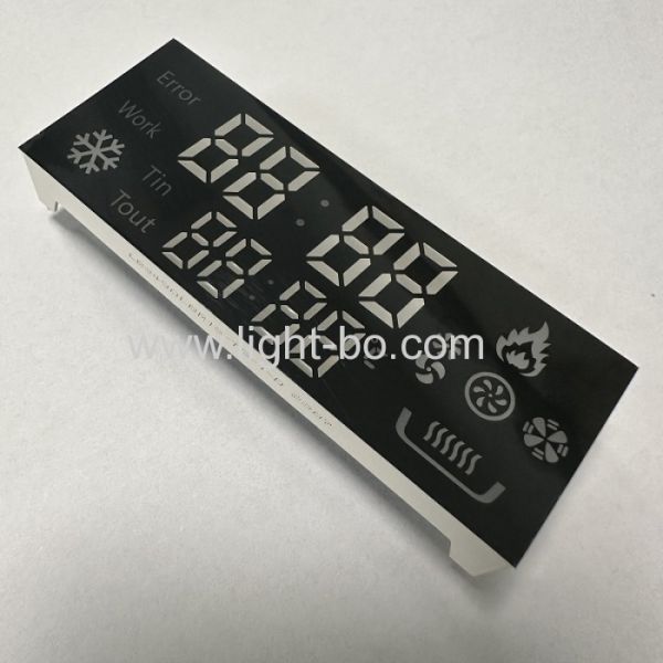 Customized Ultra Red/Blue 7 Segment LED Display for Gas Cooker Controller