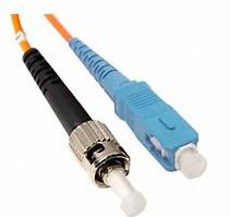 Buy Fiber Optic Patch Cord Low Insertion Loss ST to SC Multimode Simplex Fiber Cable at wholesale prices