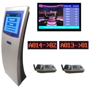 China Electronic Queuing Token Number Waiting System Integrated With Centralized LCD/TV Display on sale