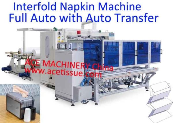 Buy V Fold Paper Towel Making Machine Fully Automated With Auto Transfer at wholesale prices